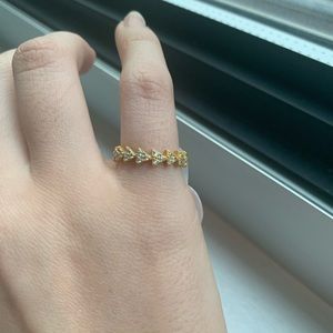FREIDA ROTHMAN Pavé 14K Gold Band Ring